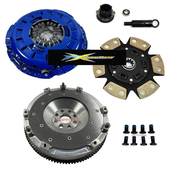 FX STAGE 3 CLUTCH KIT+ALUMINUM FLYWHEEL for 99-03 BMW 323 325 E46 525i E39 Z3 Z4