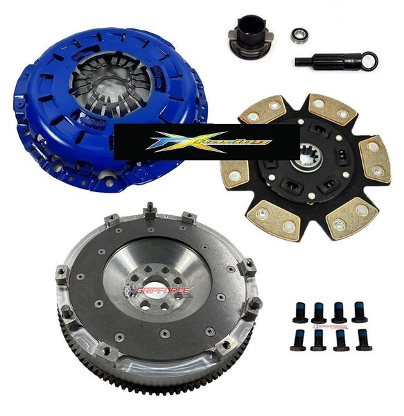 FX STAGE 3 CLUTCH KIT+ALUMINUM FLYWHEEL for 99-03 BMW 323 325 E46 525i E39 Z3 Z4