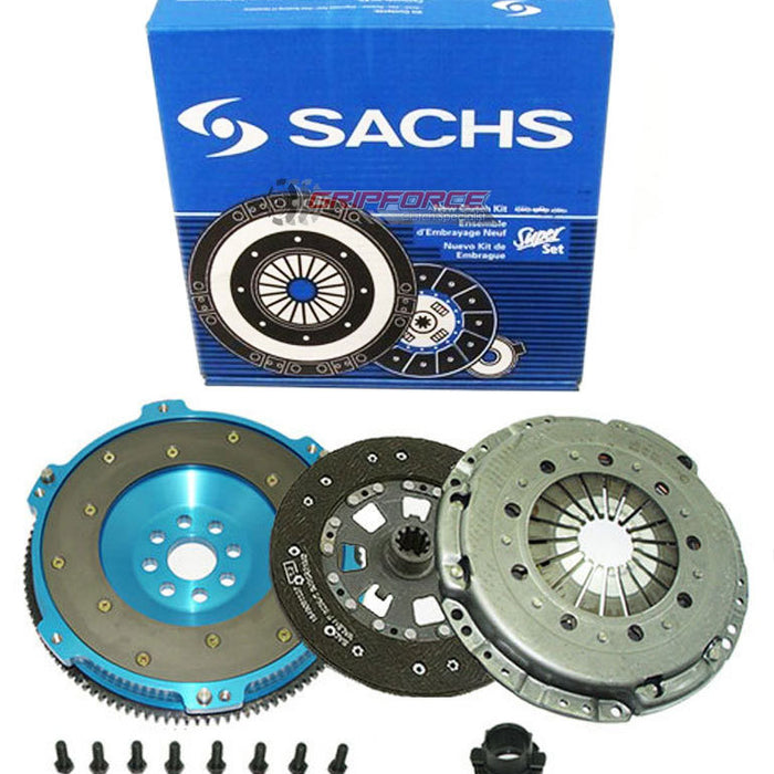 SACHS SUPER CLUTCH KIT & ALUMINUM FLYWHEEL FOR 92-98 BMW 325 328 i is E36 M50