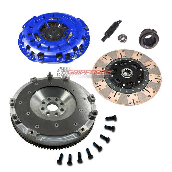 FX DUAL FRICTION CLUTCH KIT+ALUMINUM FLYWHEEL fits 01-03 BMW E46 323 325 328 330