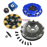 FX SEG KAVLAR CLUTCH KIT+SACHS BEARING ALUMINUM FLYWHEEL for BMW E36 E39 E46 E85