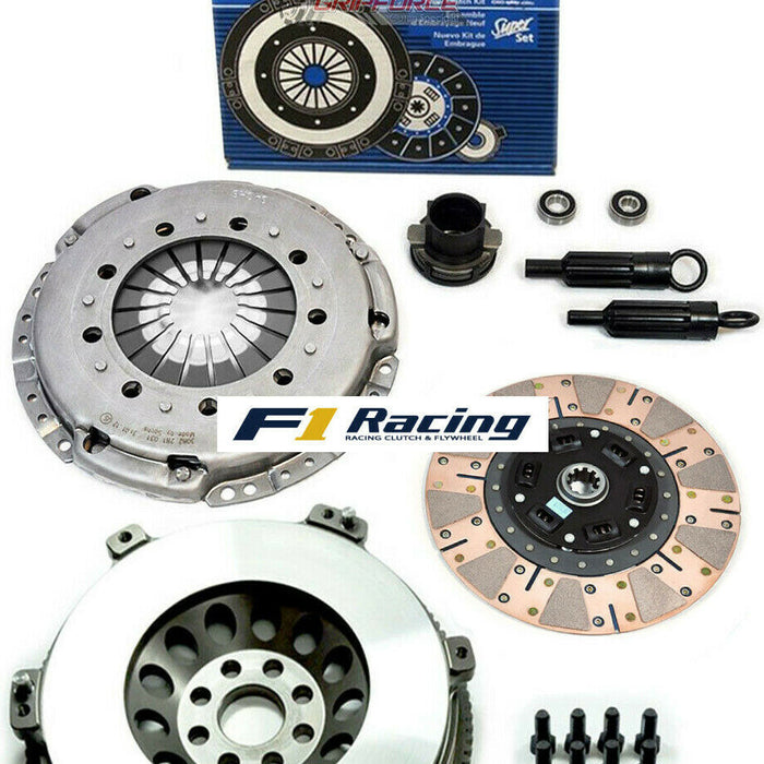 SACHS-FX HD DUAL FRICTION CLUTCH SET w/ RACE FLYWHEEL FOR 92-95 BMW 325 i is E36