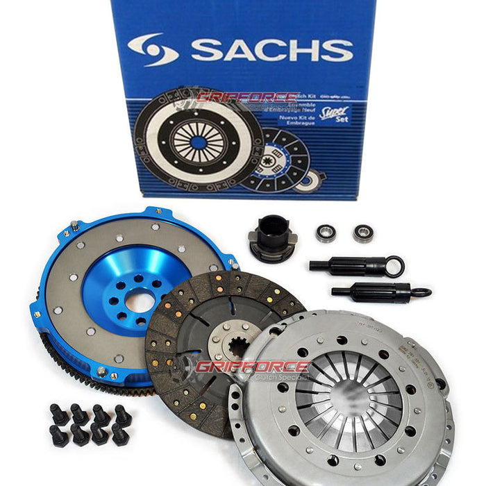 SACHS COVER-FX STAGE 2 CLUTCH SET +ALUM FLYWHEEL FOR 92-98 BMW 325 328 E36 M50
