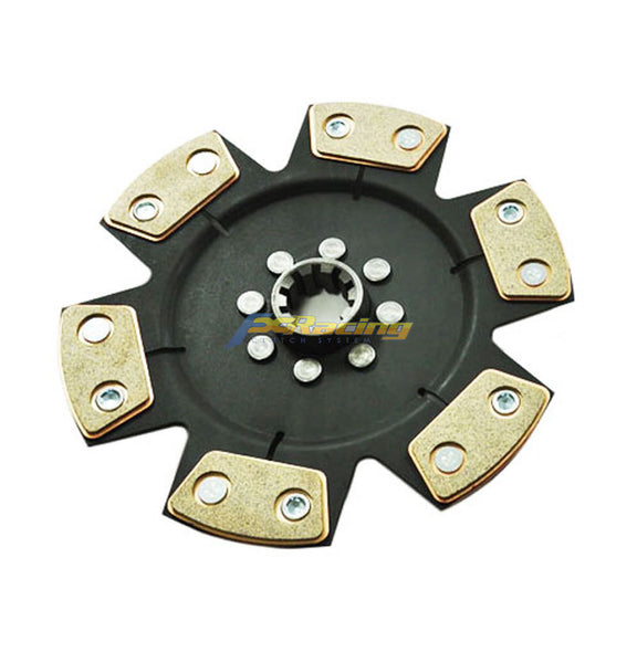 FX 6-PUCK RIGID CLUTCH RACE DISC FOR 96-99 BMW 328i is 528i Z3 2.8L E36 E39 M52