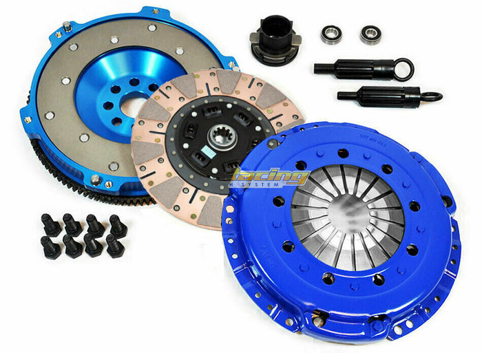 FX HD STAGE 3 DF CLUTCH KIT+ALUMINUM FLYWHEEL FOR BMW E36 E34 E39 M50 M52 S50