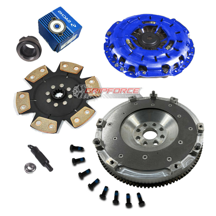 FX HD STAGE 4 CLUTCH KIT+SACHS BEARING+ALUMINUM FLYWHEEL for BMW E36 E39 E46 E85