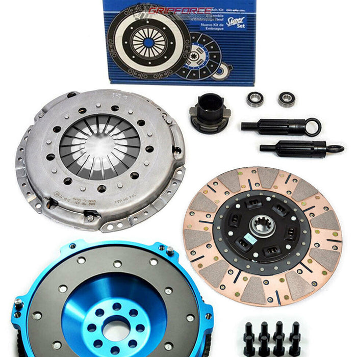 SACHS-FX TWIN FRICTION CLUTCH KIT+ALUMINUM FLYWHEEL fits 92-95 BMW 325 i is M50